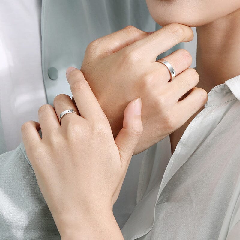 Infinity-ring Sterling Silver Parringar - Alla hjärtans dag Present