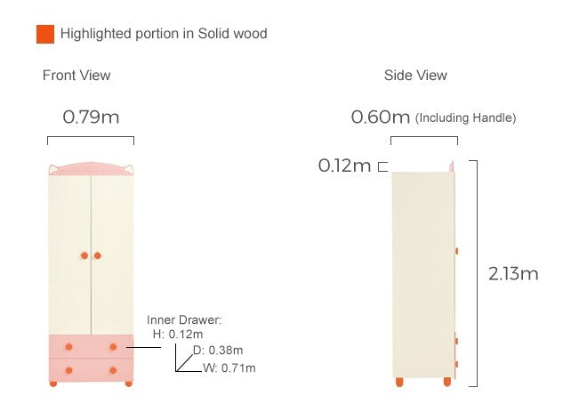 Kitty Cat Pink Wardrobe-4