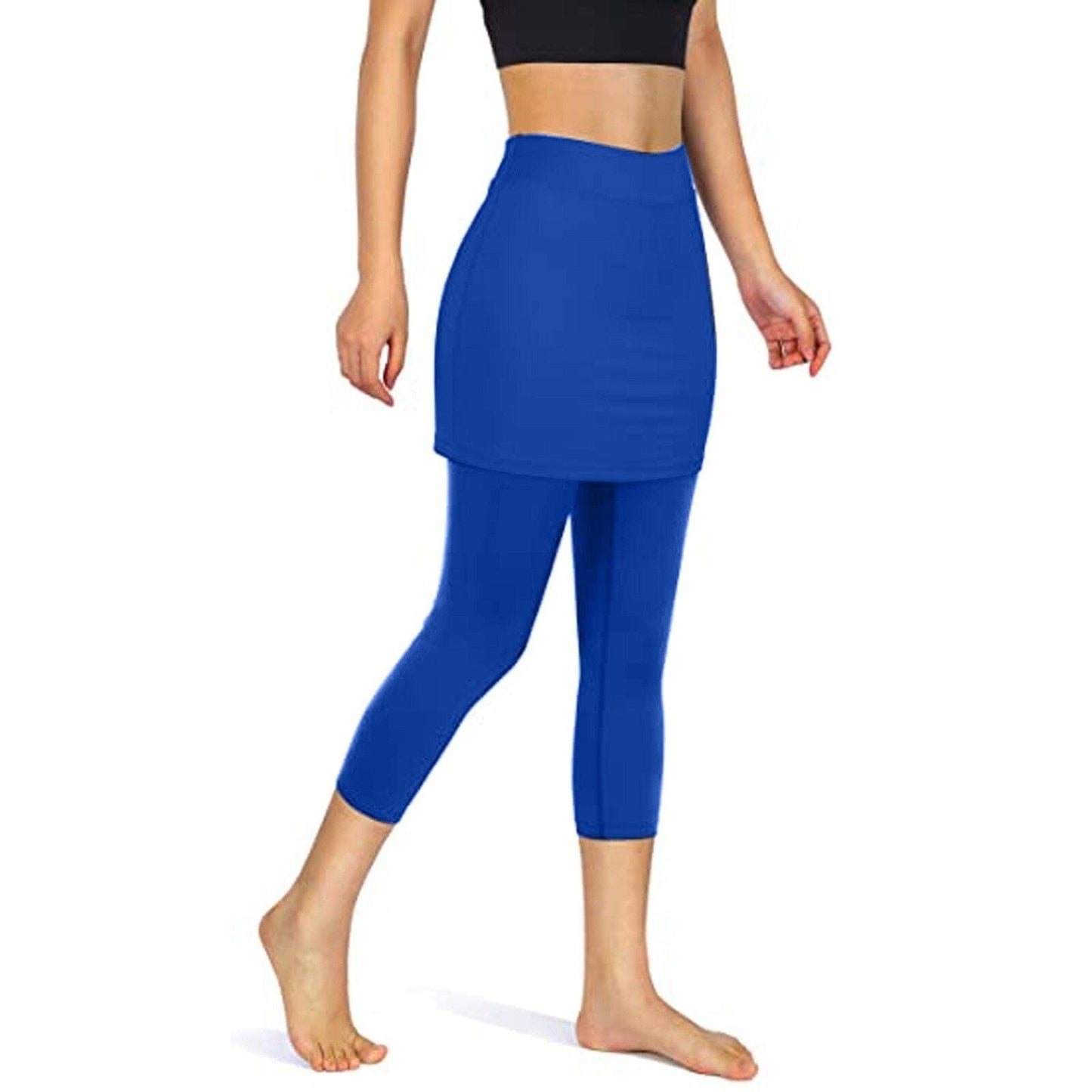 Leggings med kjol och fickor