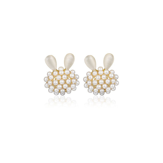 Lightening Rabbit Gold Earrings-0