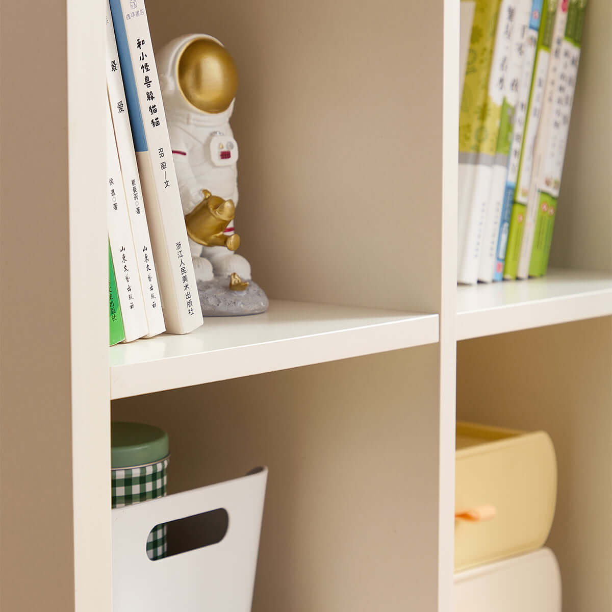 Lucas Kids White Grid Display Cabinet-2