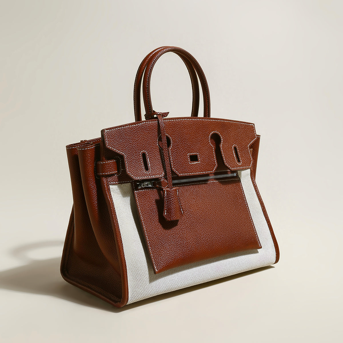 Lyon Leather Tote Bag-4