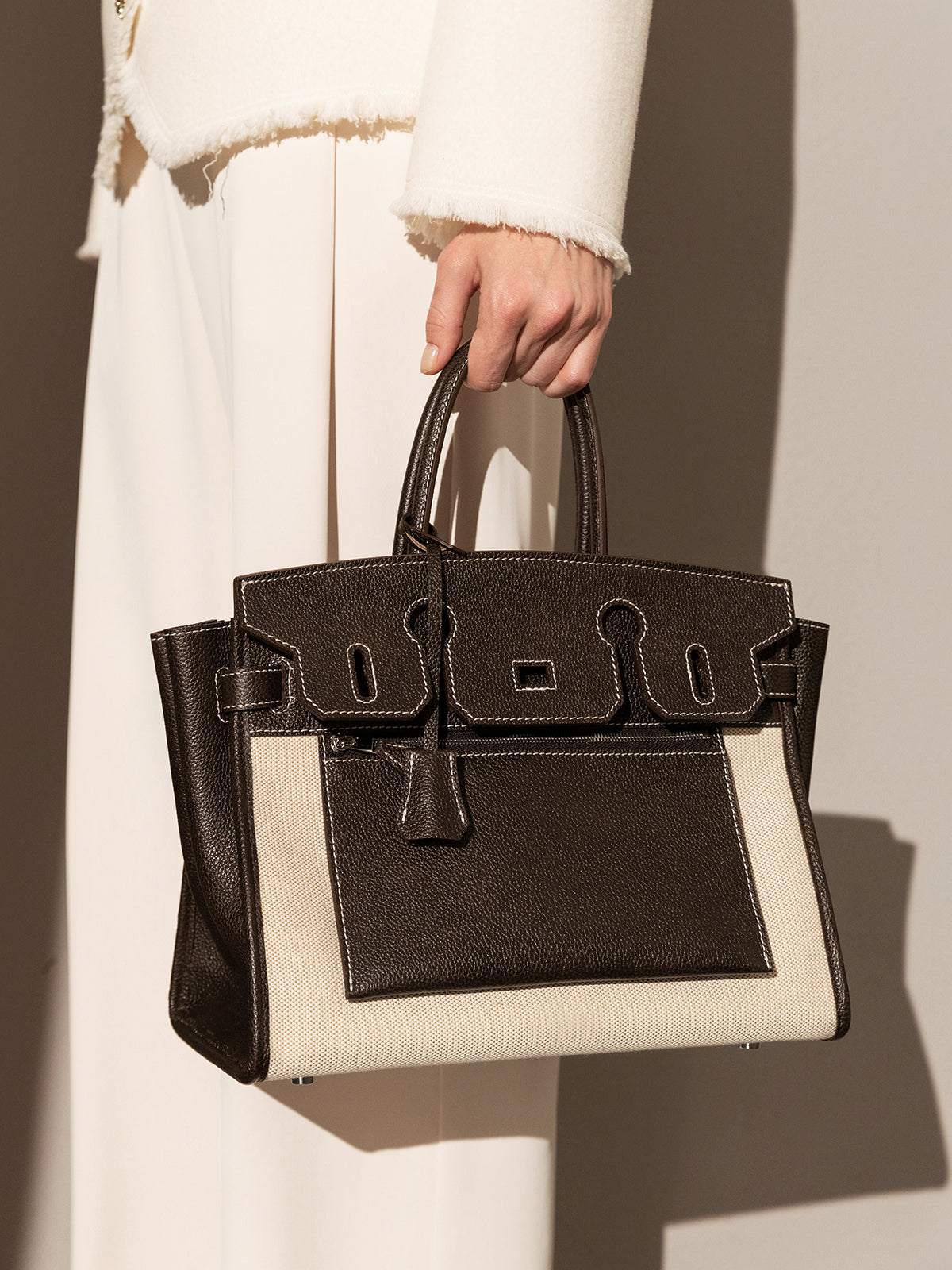 Lyon Leather Tote Bag-5