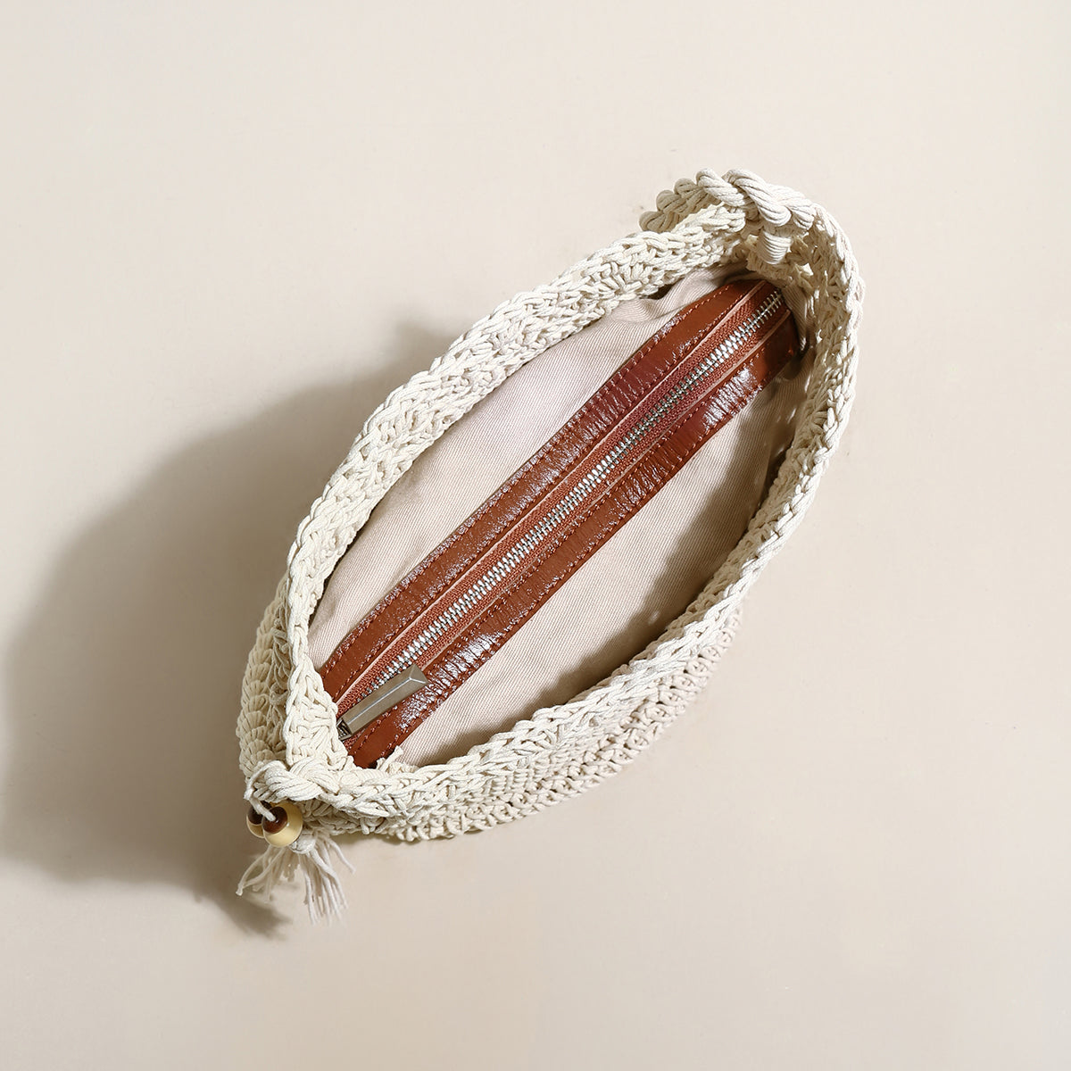 Macrame Beach Tote Bag-2