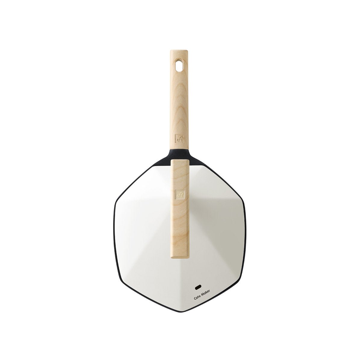 Maple Leaf 24cm White Non-stick Frying Pan - A Touch of Maple Elegance-1