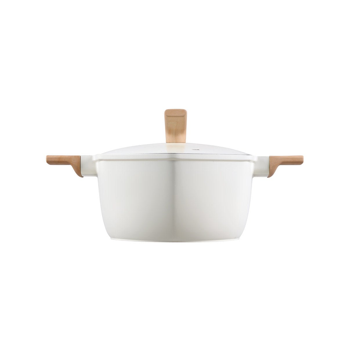 Maple Leaf 24cm White Non-stick Soup Pot - A Taste of Everyday Elegance-4
