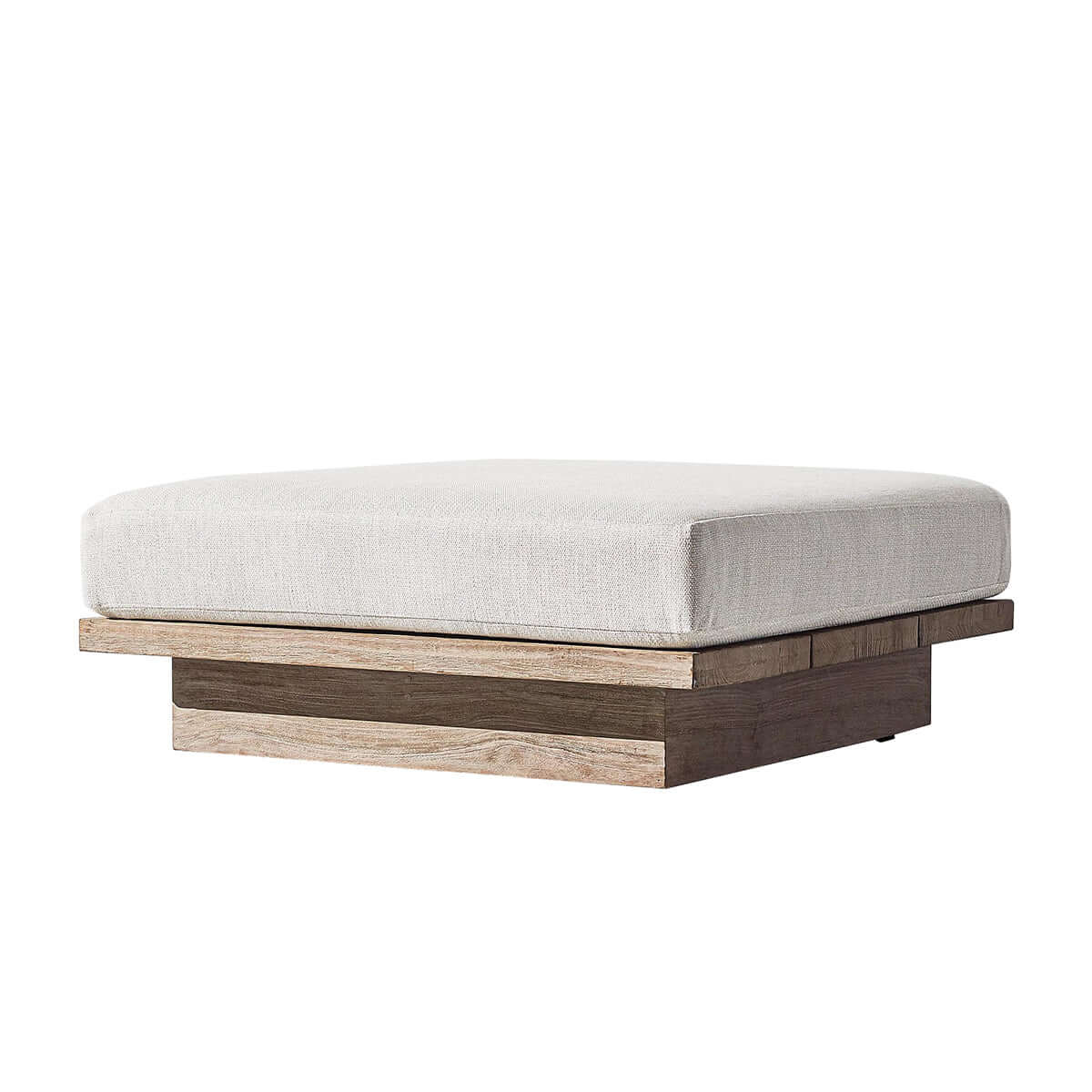 Menorca Island Teak Mocha Ottoman-3