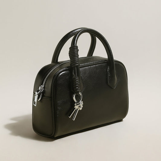 Meredith Leather Boston Top Handle Bag-1
