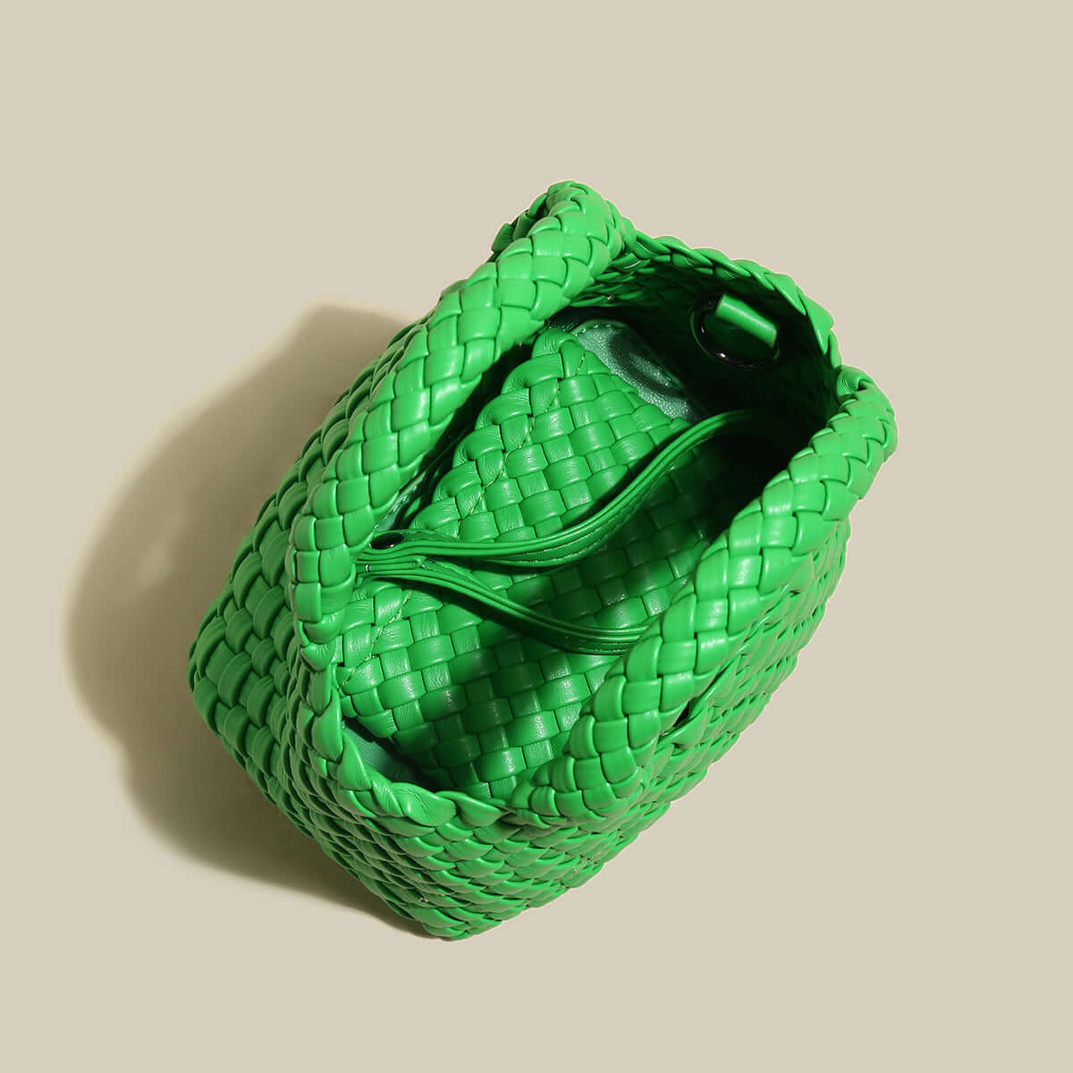 Mini Woven Top Handle Bag-3