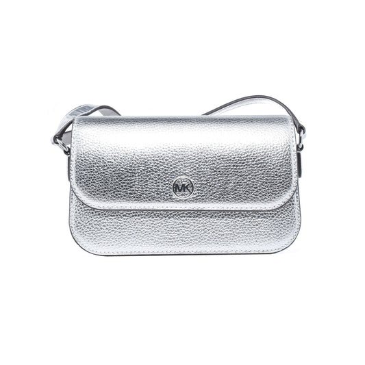 Michael Kors Handväska 35f4stvc1m Struktur Sofistikerad Silver