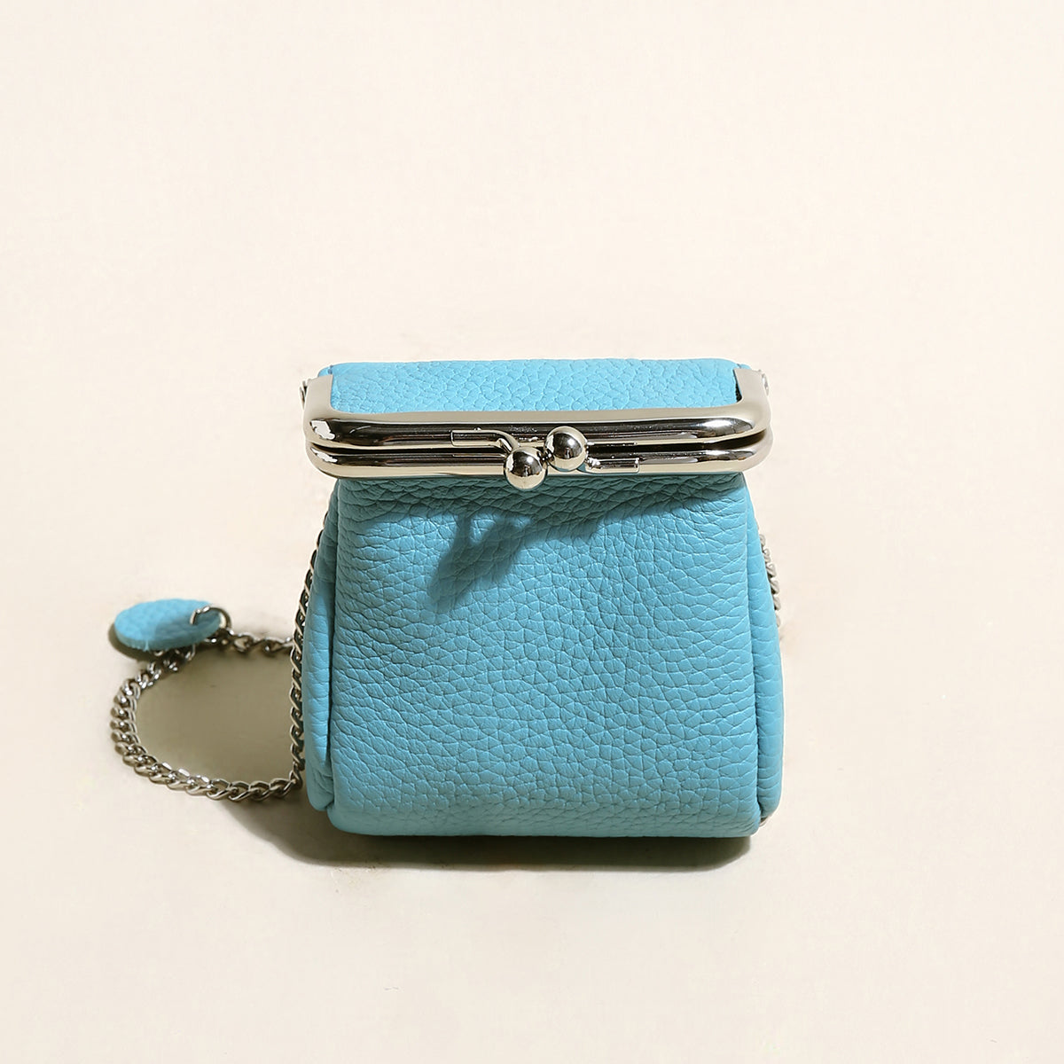 Modern Ball Clasp Wallet with Adjustable Chain Straps-2