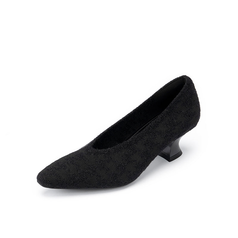 Modern Elegant Block Heel Pumps-4