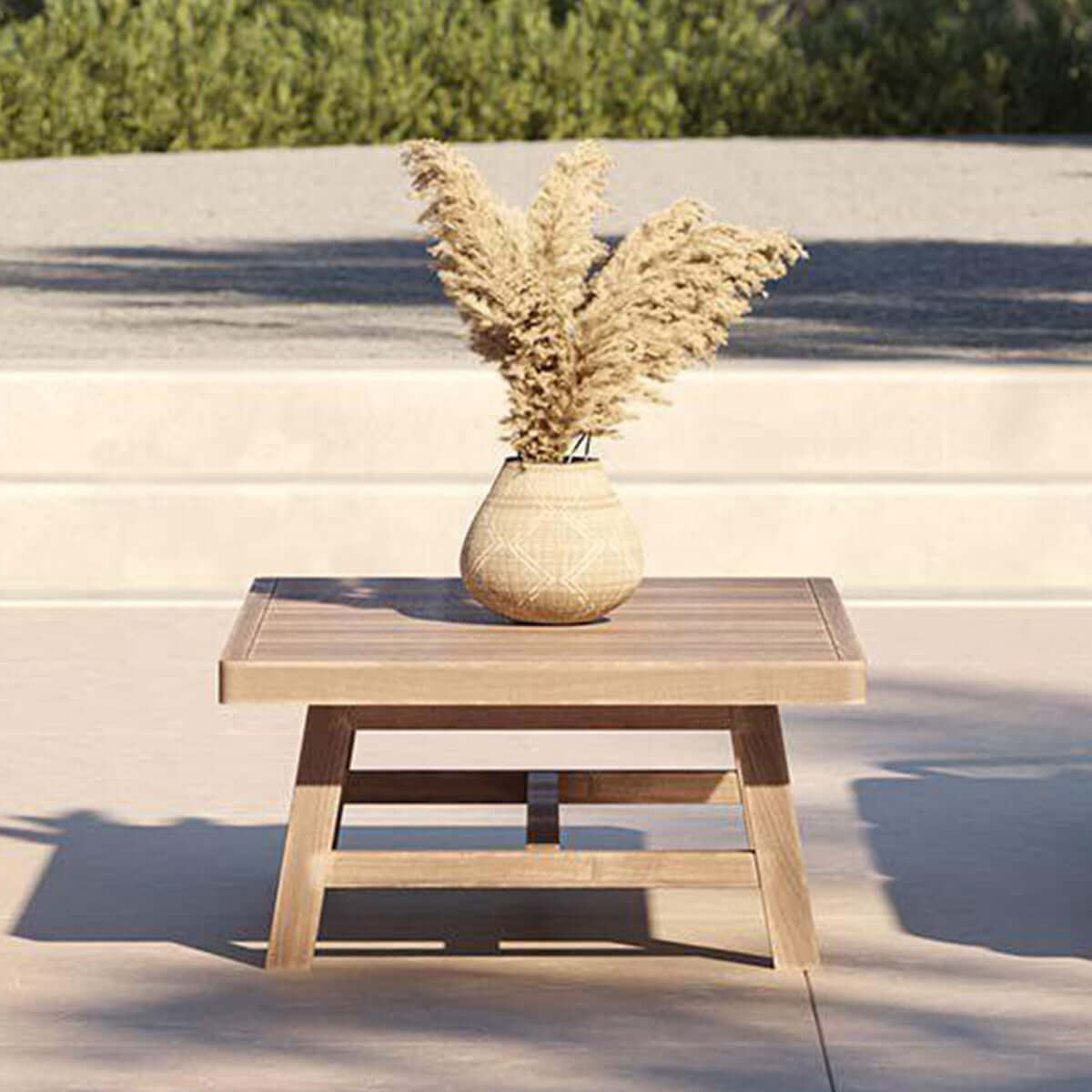 Monte Marble Long Sand Coffee Table-0