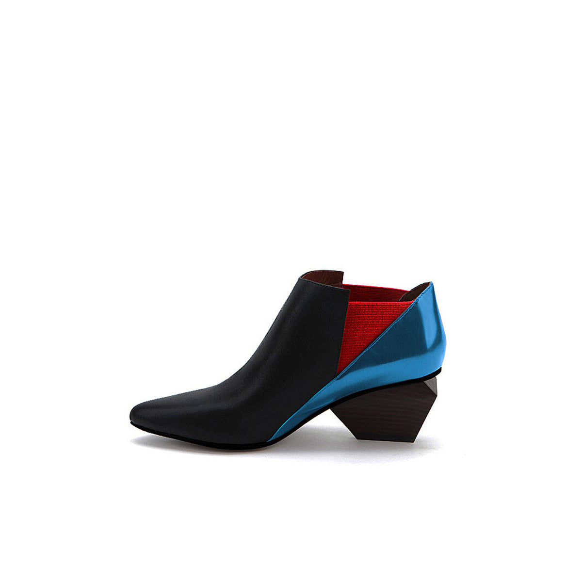 Special Multicolor Low Ankle Boots-6