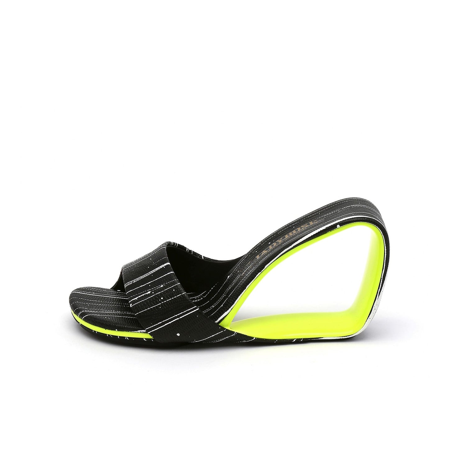 Open Toe Architectural Wedge Sandals-8