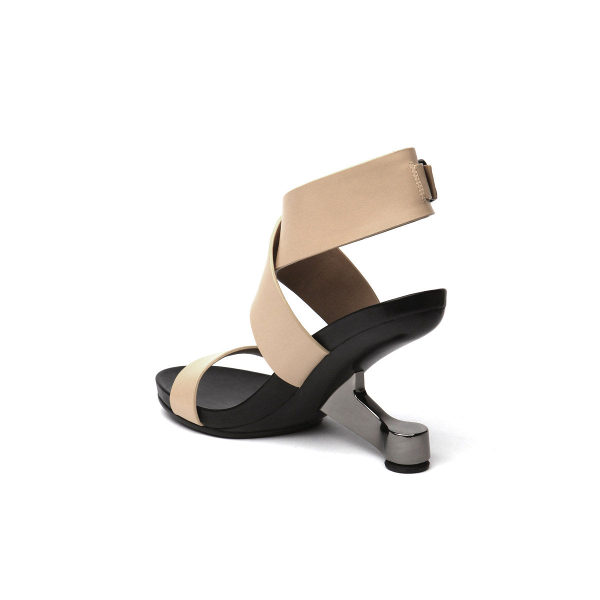 Open-Toe Buckle-Strap Sandals-2