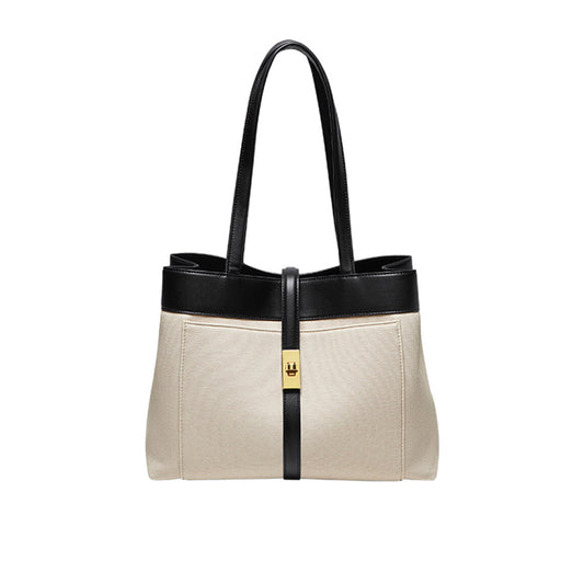 Oregon Metro Leather Buckle Strap Tote Bag-0