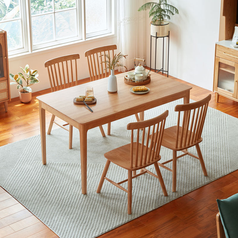 Organic Solid Wood Dining Table-0