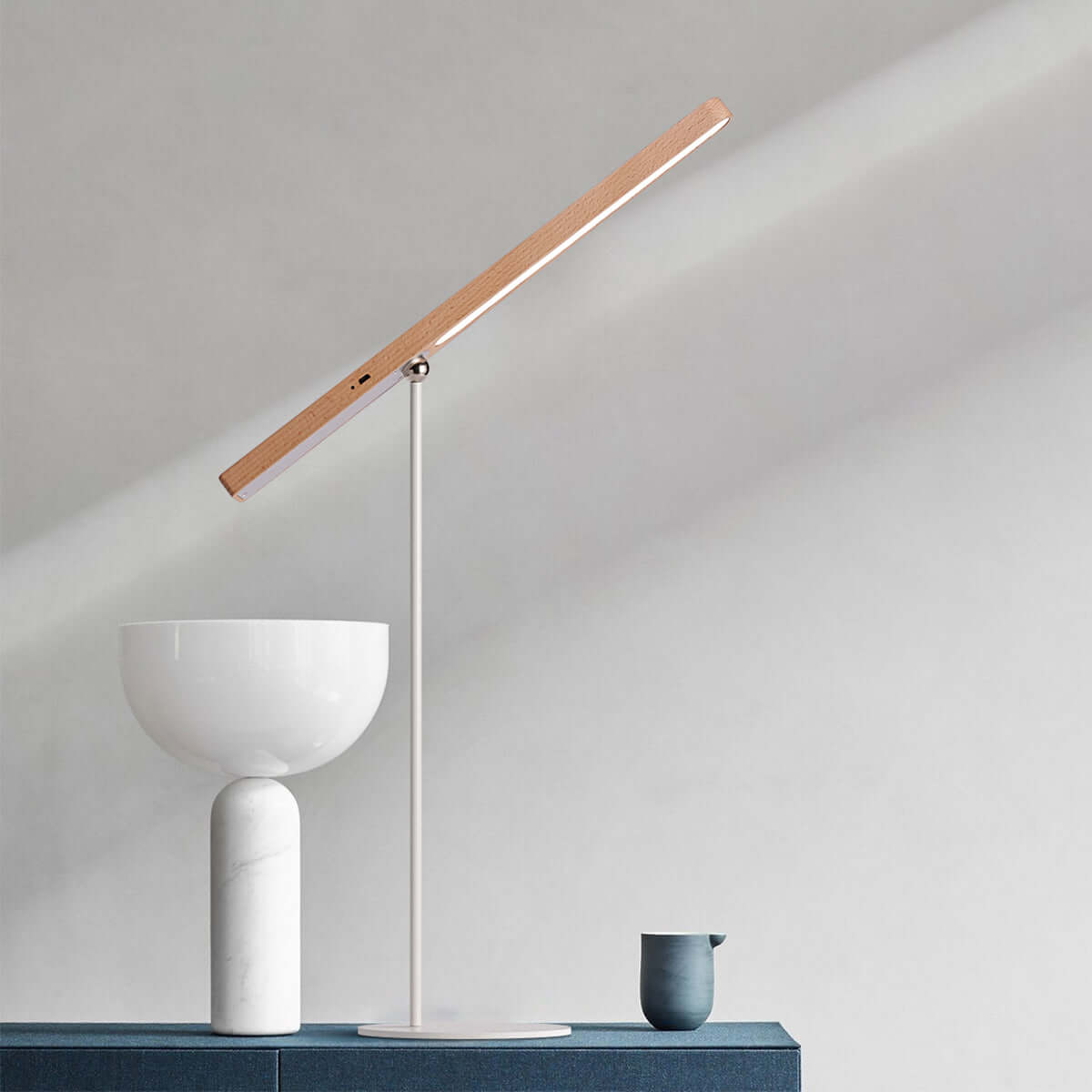 Perch Solid Wood Eye Protecting Table Lamp-5