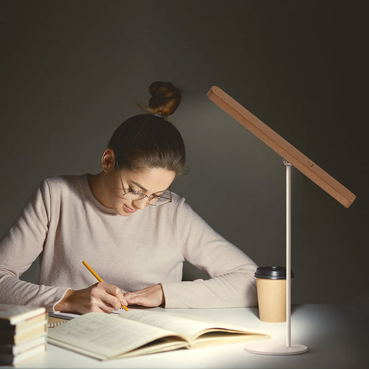 Perch Solid Wood Eye Protecting Table Lamp-0