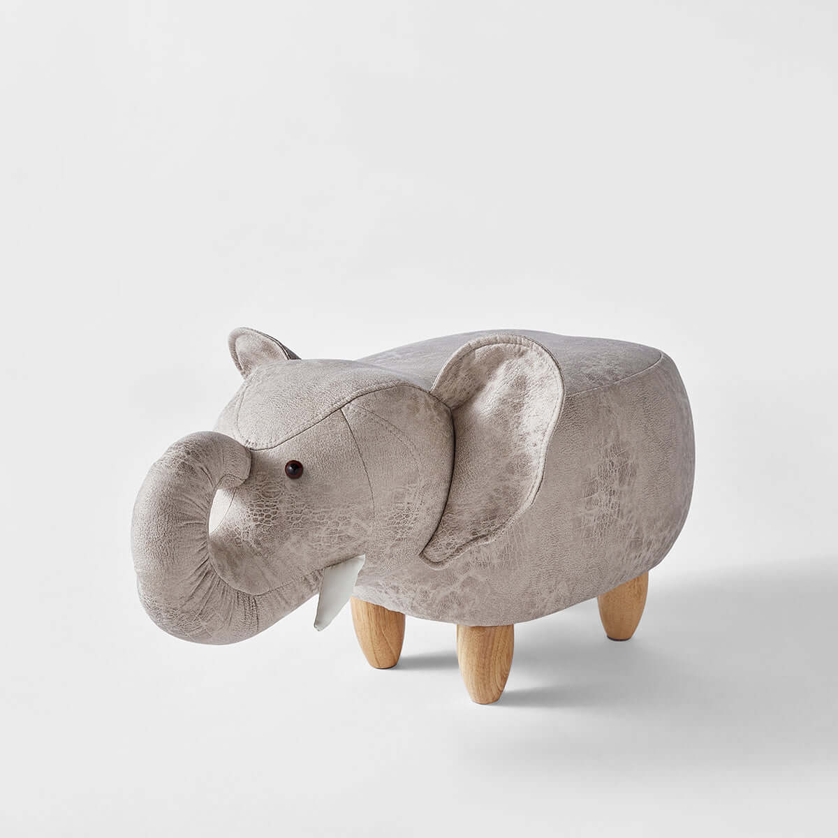 Playful Elephant Kids Grey Stool-3