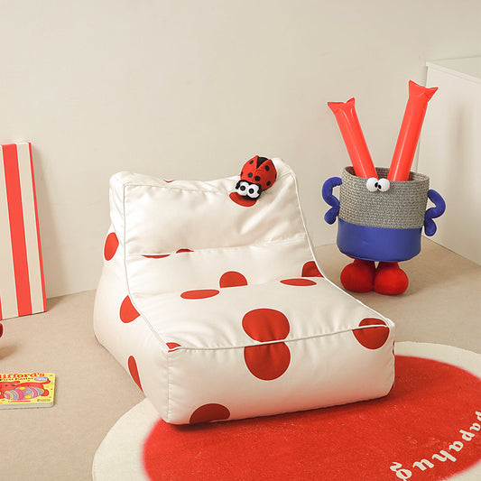 Polka Dot Lady Bug Bean Bag Chair-0