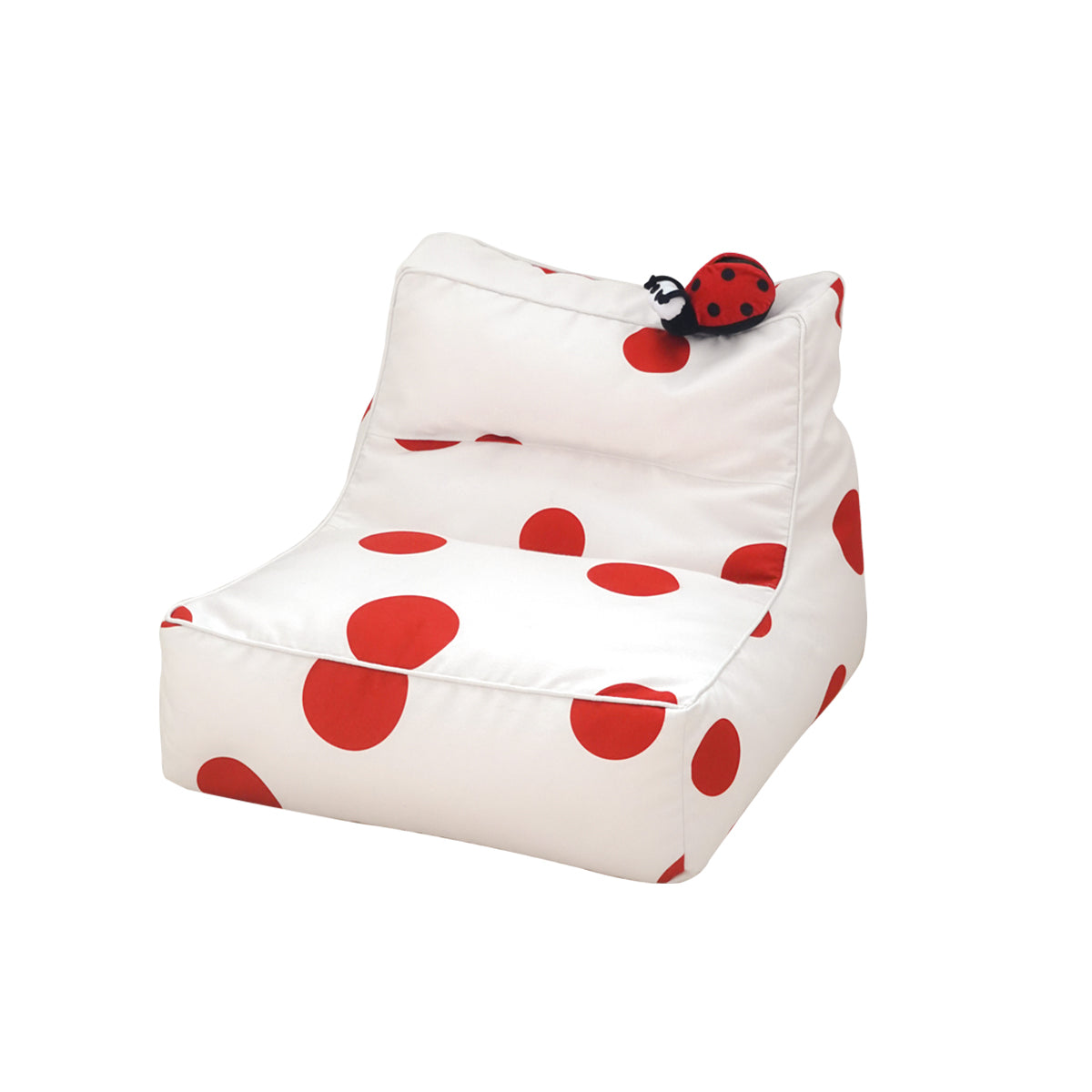 Polka Dot Lady Bug Bean Bag Chair-3