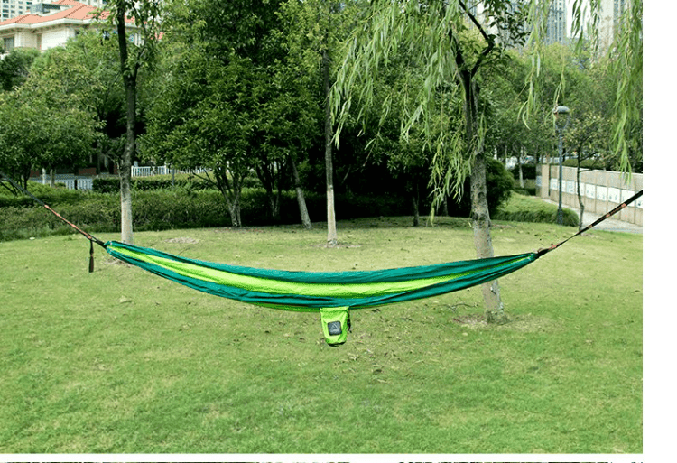 Stor Hängmatta för Camping & Trädgård – Portabel & Slitstark