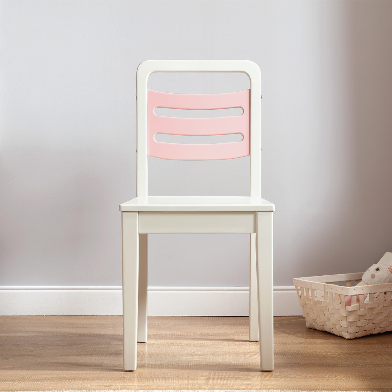 Princess Isabella Pink and White Chair-0