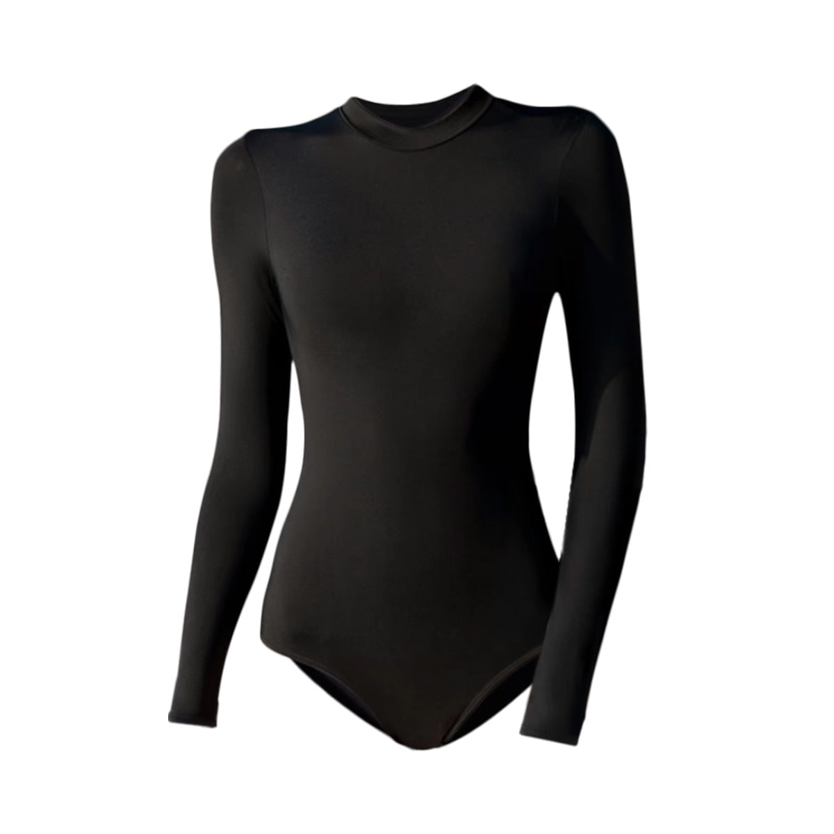 Professional Sun Protection Surfing Swimsuit Black-3