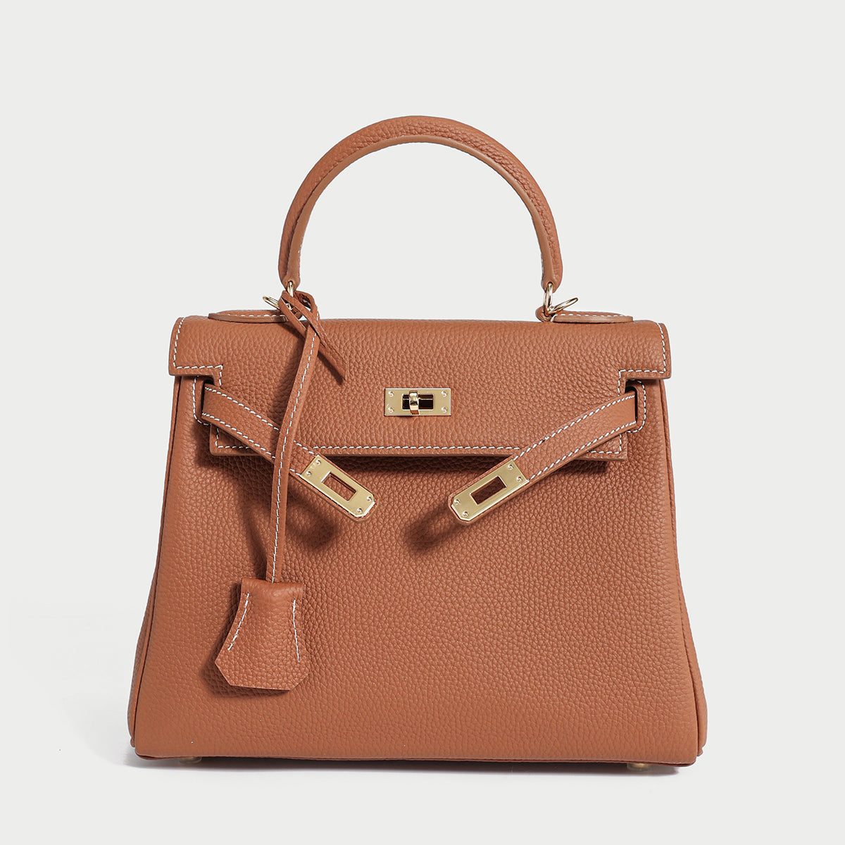 Queens Mini Top Handle Leather Bag-3