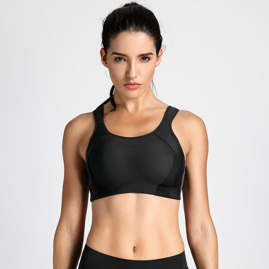 Quick Dry High Impact Padded Wireless Workout Bra-0