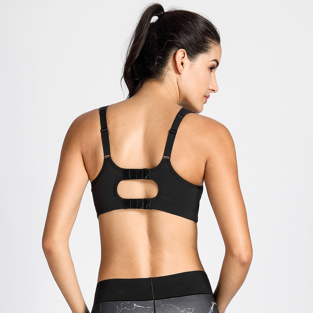 Quick Dry High Impact Padded Wireless Workout Bra-2