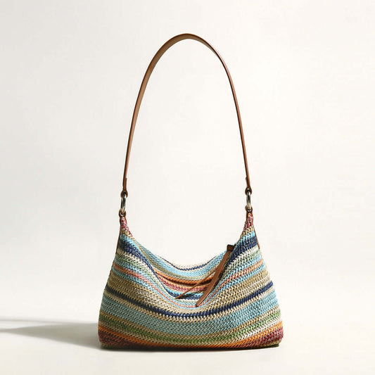 Rainbow Boho Shoulder Bag-0
