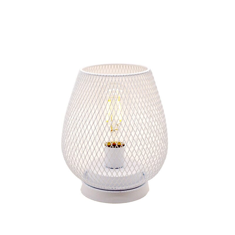 Retro Industriell Bordslampa – Batteridriven & Stilren Nattlampa