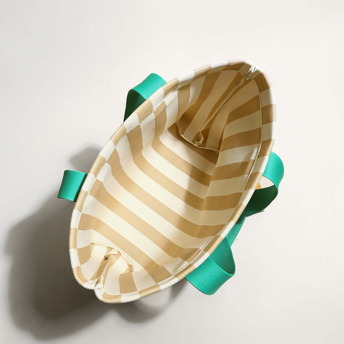 Retro Striped Canvas Tote Bag-2