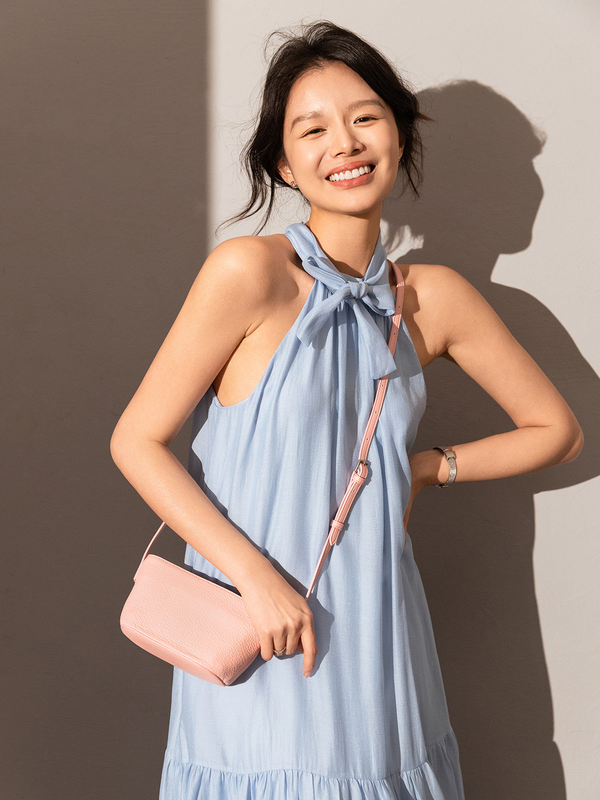 Samantha Zip Top Crossbody Shoulder Bag-3