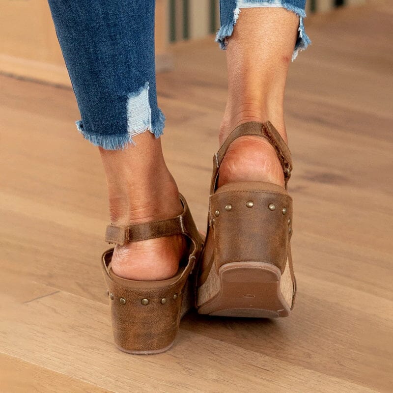 Sandaler med kilklack