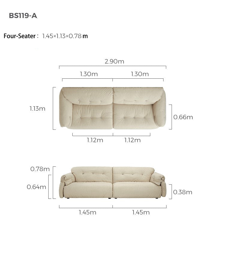 Scratch-Resistant Cloud-like Sofa-7