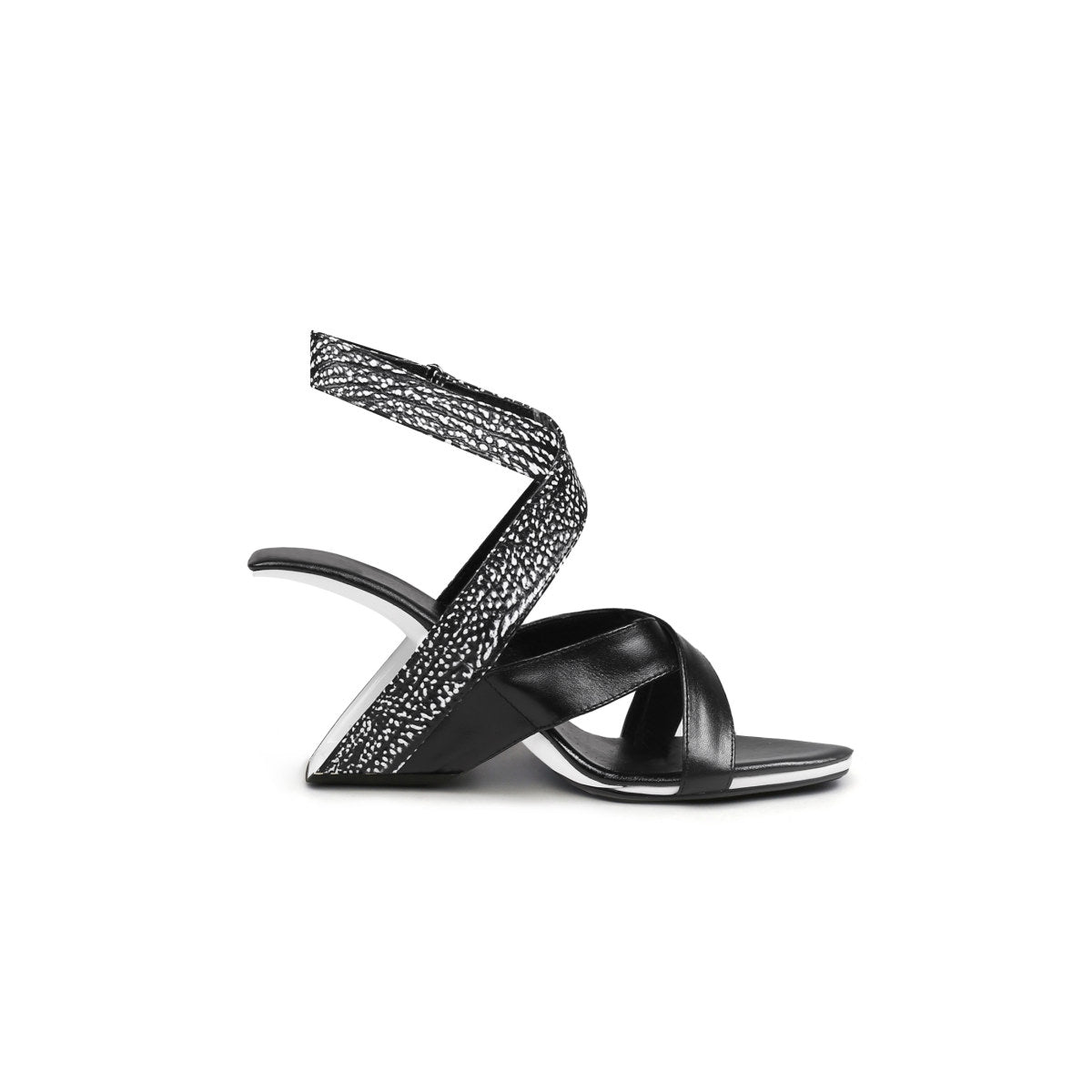 Sexy Criss Cross Ankle Strap High Heels-3