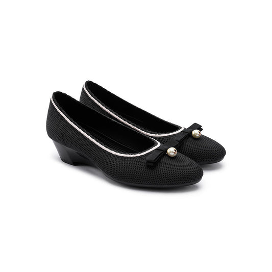 Shallow Wedge Comfortable Soft Sole Work Shoes-1