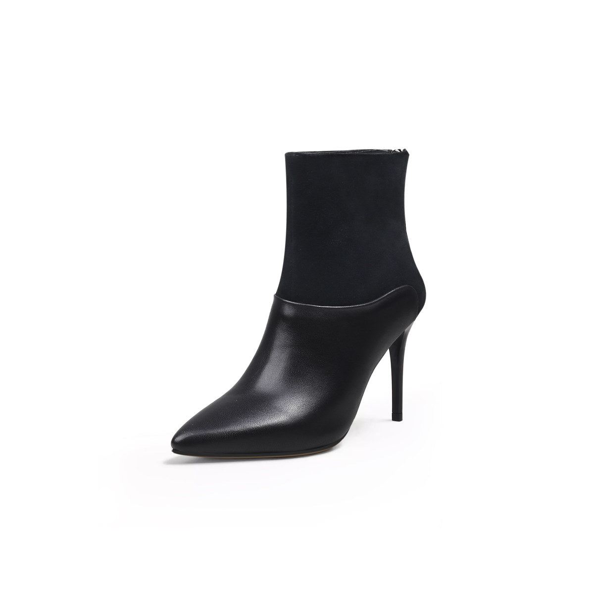 Sleek Black Stiletto Boots-1