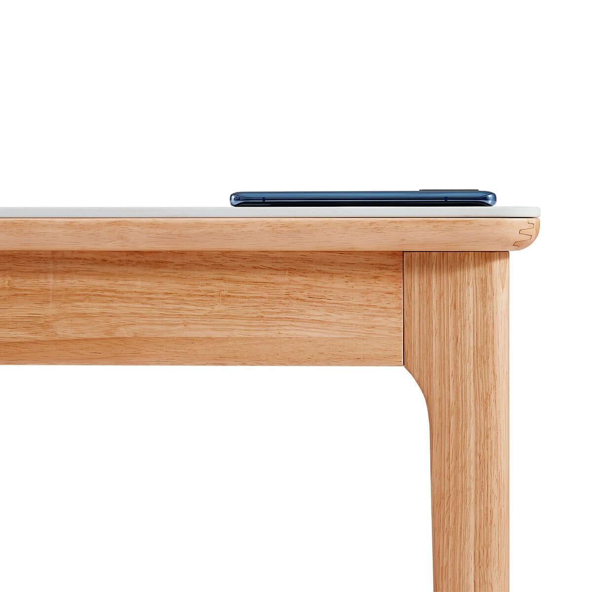 Solid Wood and Slate Dining Table-3