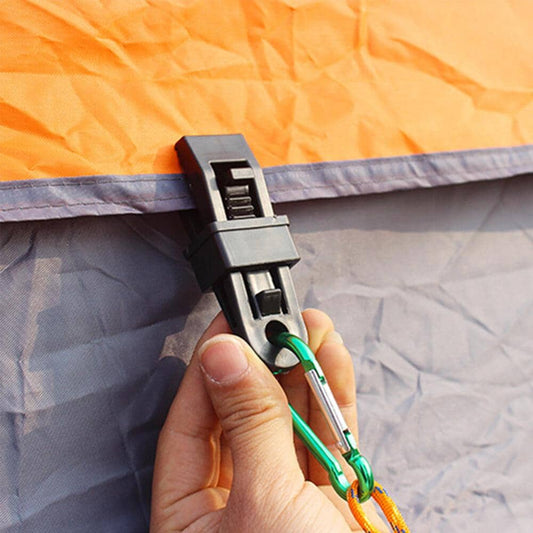 Tarp Clip 10-Pack – Extra Fästpunkter för Tältduk & Presenning