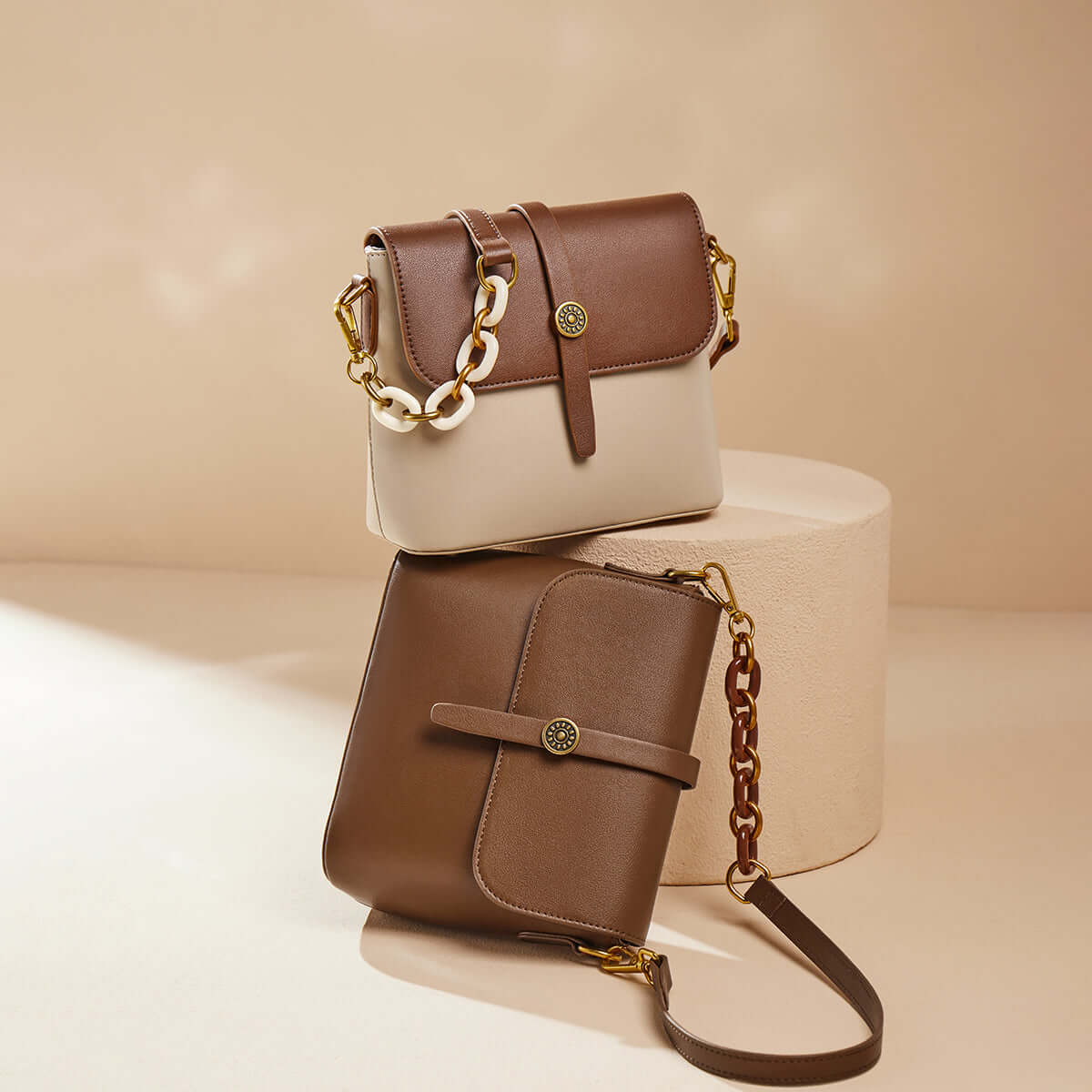 Timeless Flap Leather Shoulder Bag-1