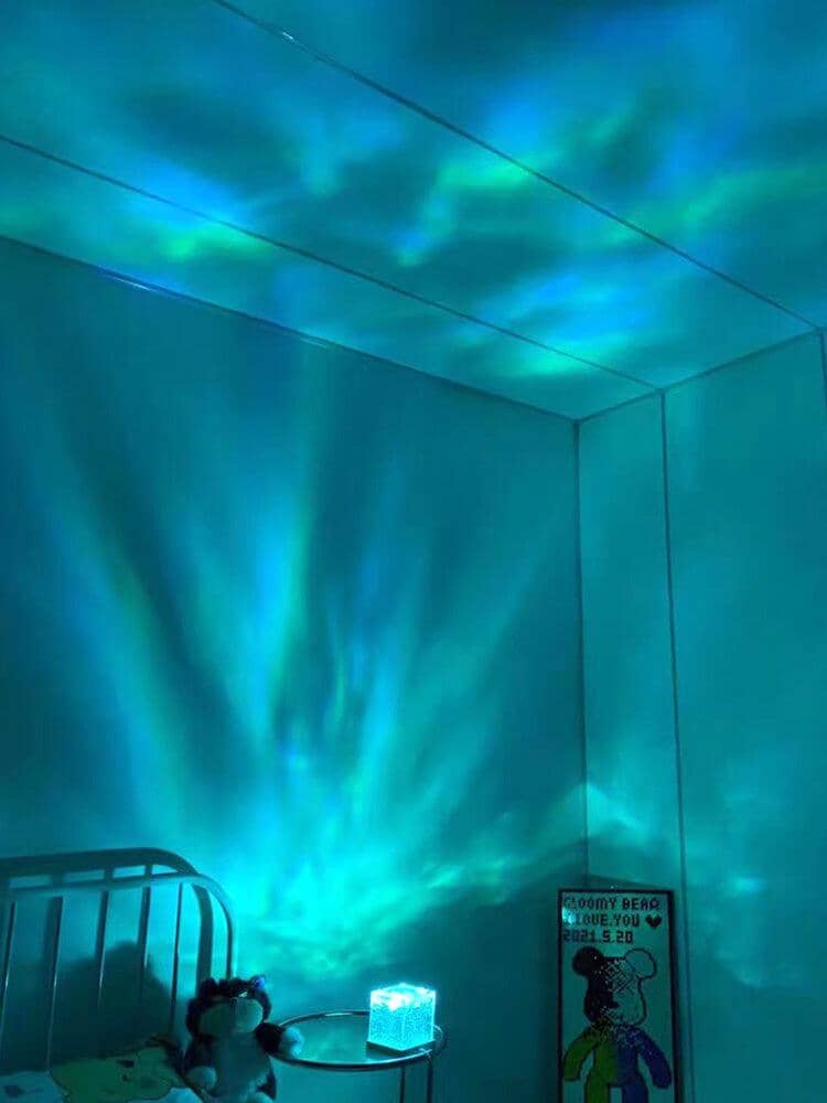 Kristallbordslampa med 16 RGB-färger – Skapa Magisk Stämning
