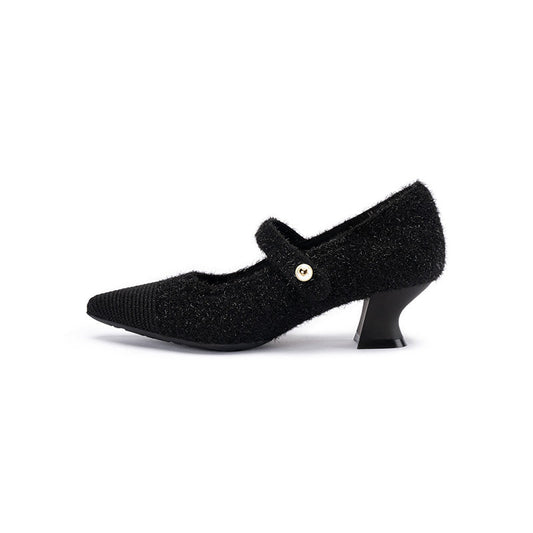 Vintage Shallow Mary Jane Heels-0