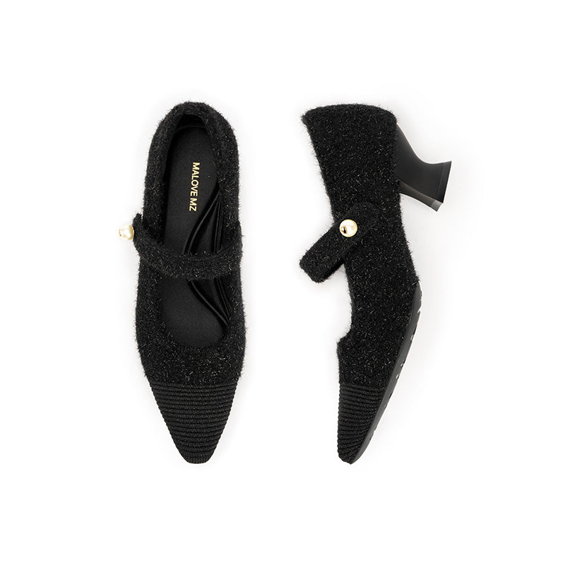 Vintage Shallow Mary Jane Heels-3