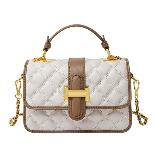 White Grandeur Satchel Bag-0