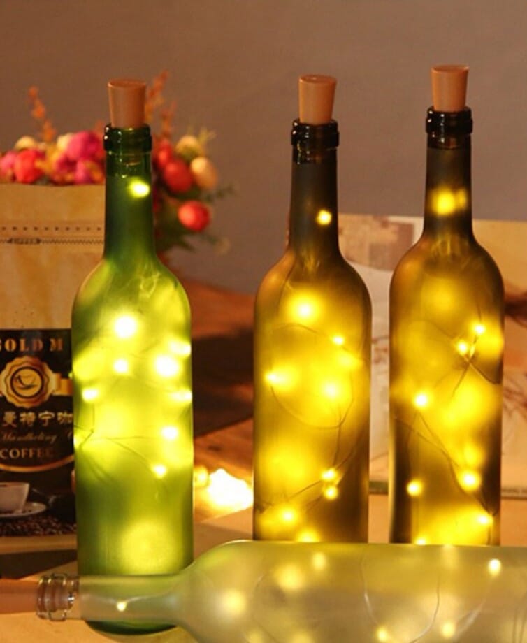WineLight™ - Dekorationsbelysning för tomma vinflaskor!